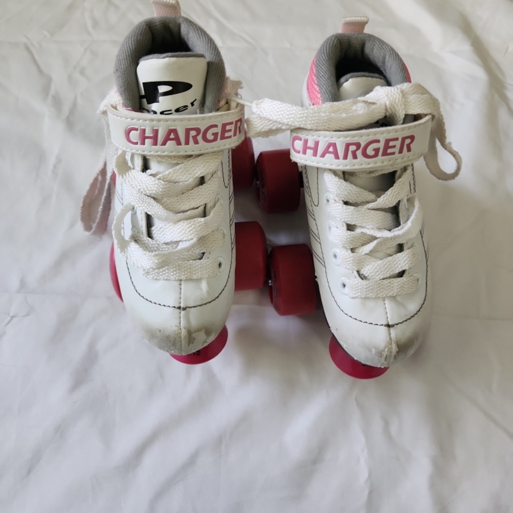 Pacer girls size 12 charger roller blade skates #ABH